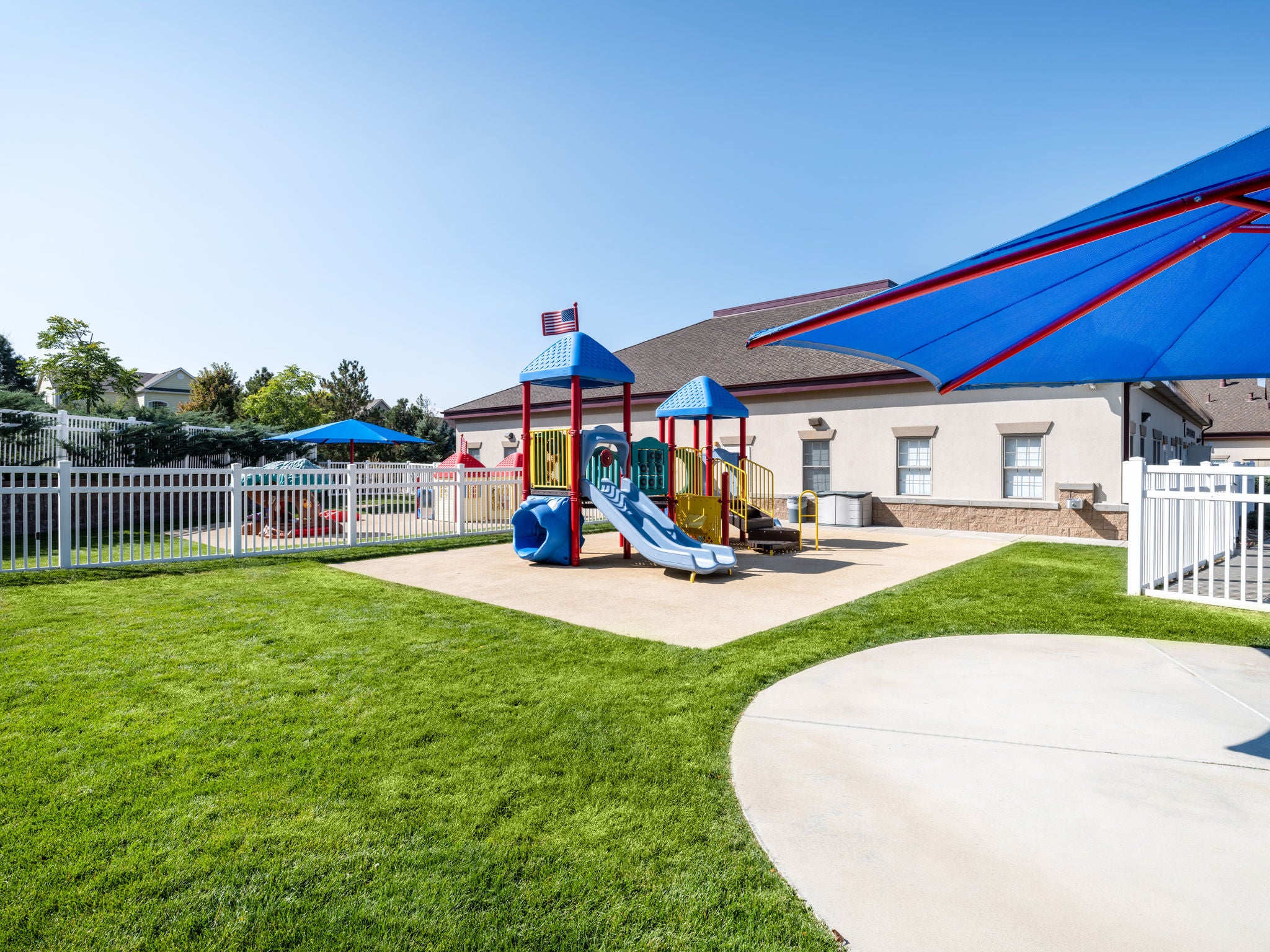 Playground of the Goddard School in Castle Rock Colorado