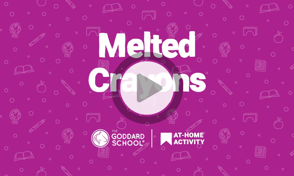 Melted Crayon Activity Video Screen