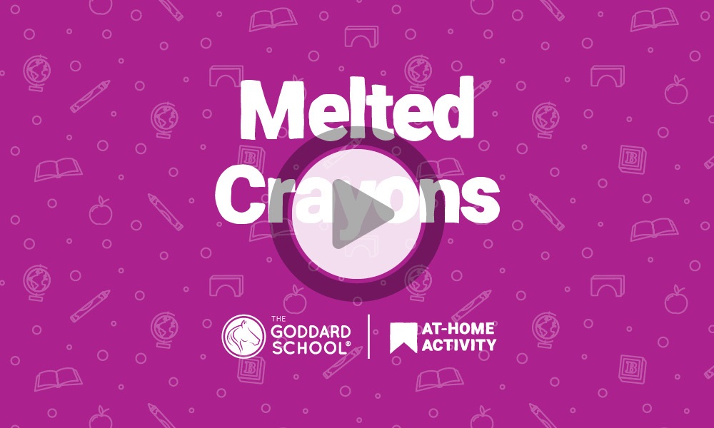Melted Crayon Activity Video Screen