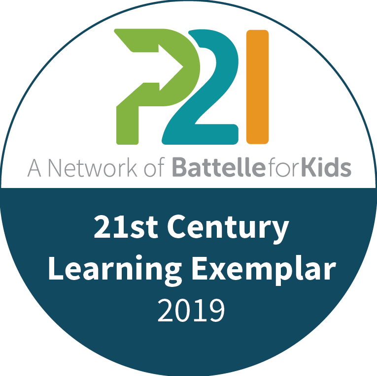 P21 Partnership for 21st Century Learning: A Network of Battelle for Kids Icon.
