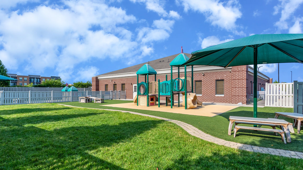 Playground of the Goddard School in Elgin Illinois