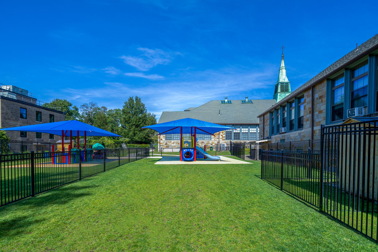 Playground of the Goddard School in Watertown Massachusetts