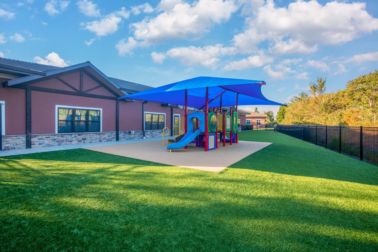 Playground of the Goddard School in Lee's Summit Missouri